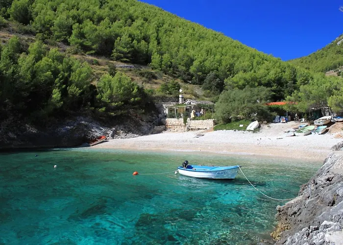 Secluded Fisherman'S Cottage Cove Bratinja Luka, Korcula - 12599 * Zrnovo
