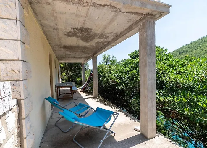 Secluded Fisherman'S Cottage Cove Bratinja Luka, Korcula - 12599 Zrnovo