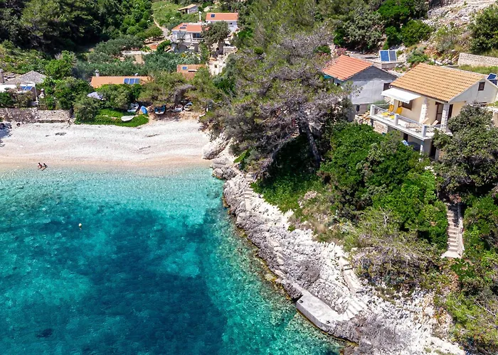 Secluded Fisherman'S Cottage Cove Bratinja Luka, Korcula - 12599